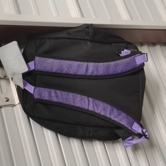Disney Marvel wakanda forever black and purple backpack - Picture 2 of 4